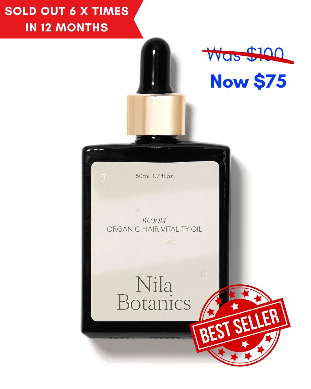 Bloom Hair Vitality Oil - 50ml